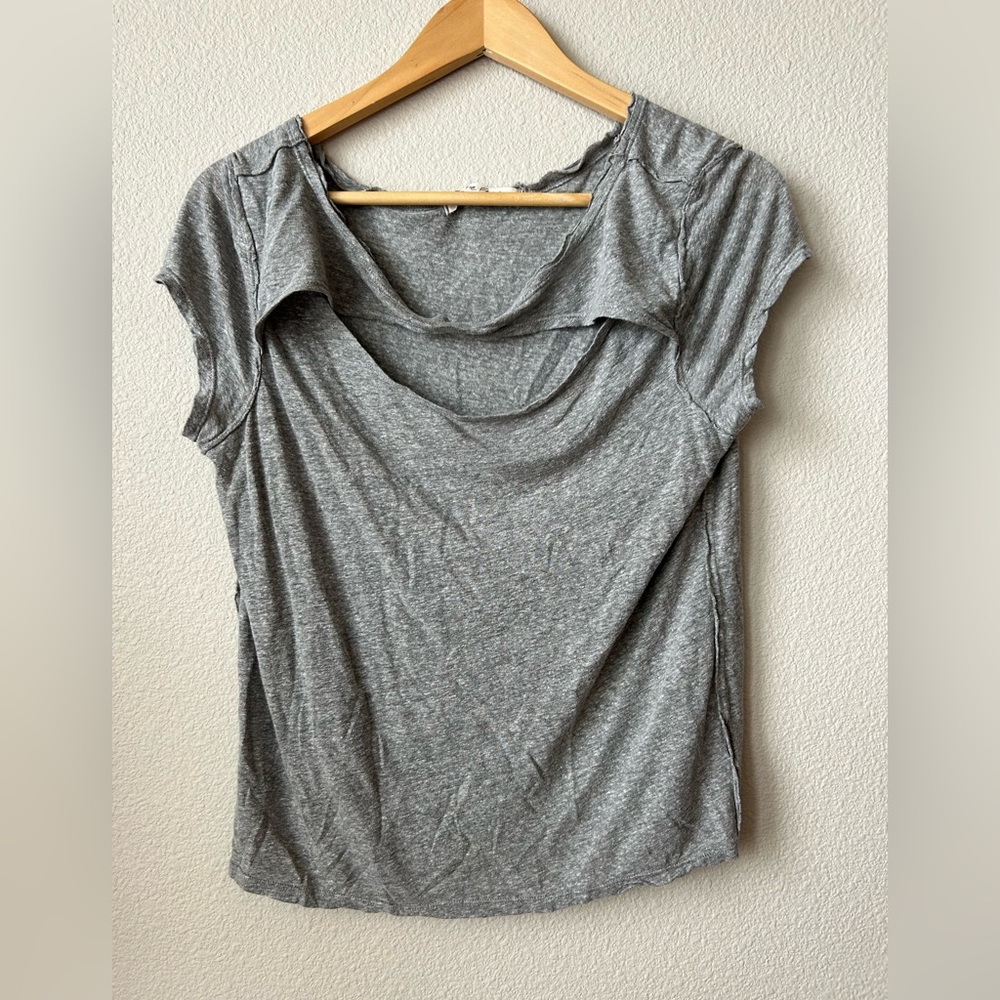 Free People Cutout Tee